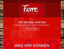 Tablet Screenshot of fiore-gmbh.de